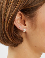 10-Pack Hippie Stud & Hoop Earrings, , large