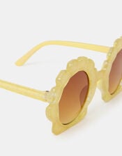 Girls Seashell Round Sunglasses, , large