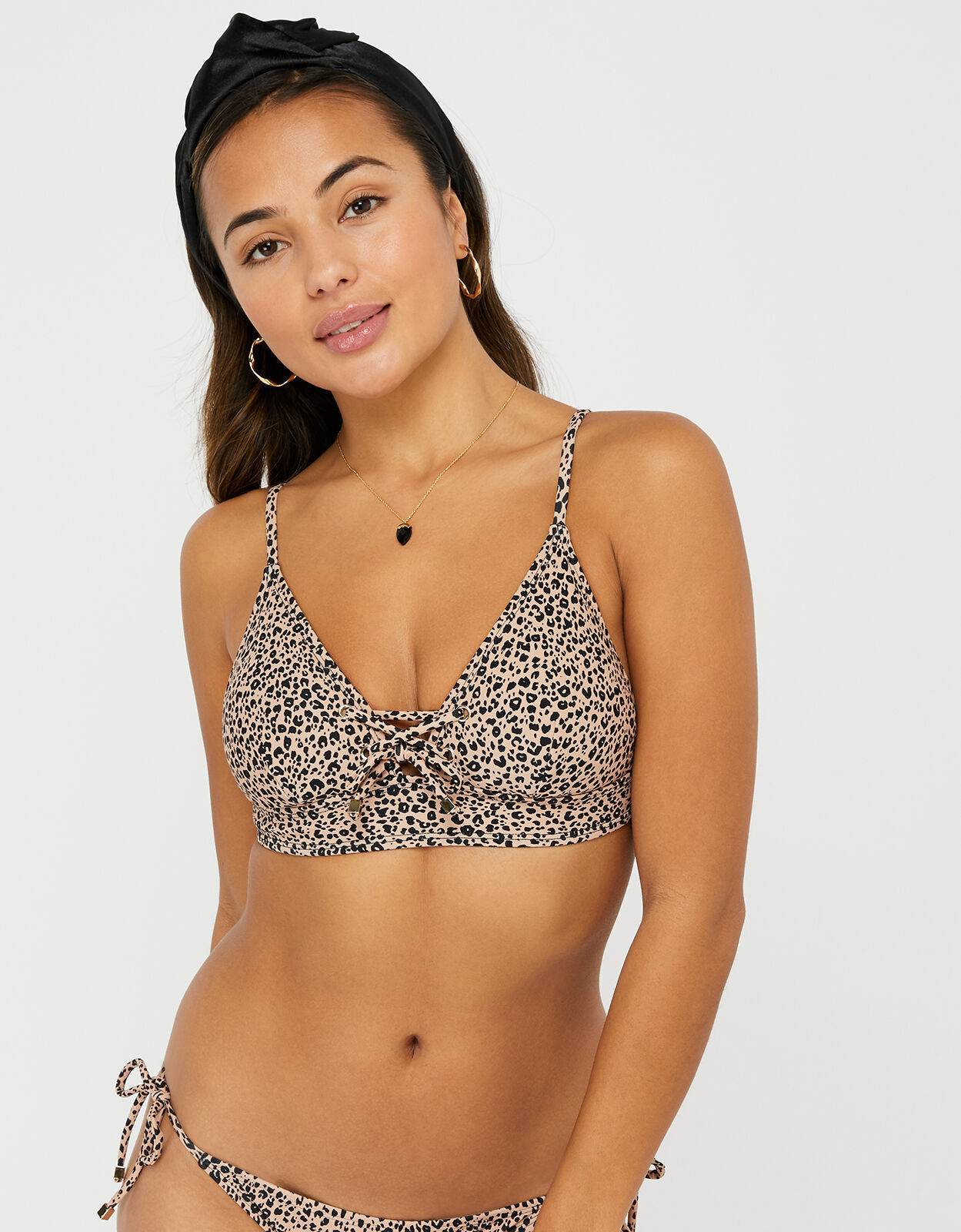 leopard swimsuit top