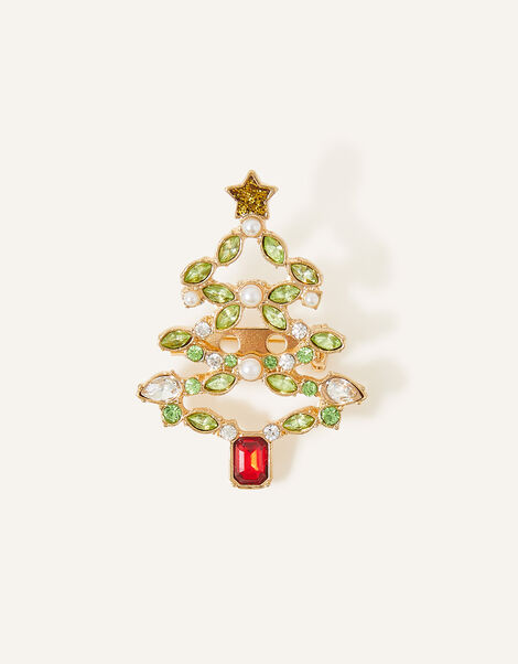 Christmas Tree Brooch, , large
