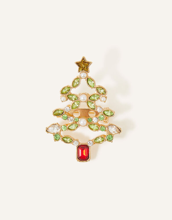 Christmas Tree Brooch, , large
