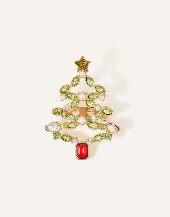 Christmas Tree Brooch, , large
