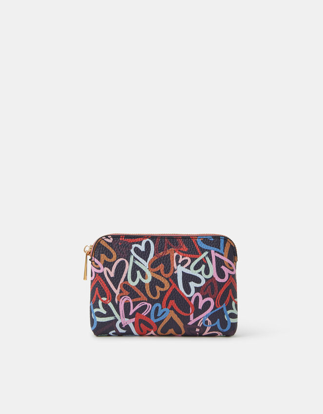 Heart Print Coin Purse, , large