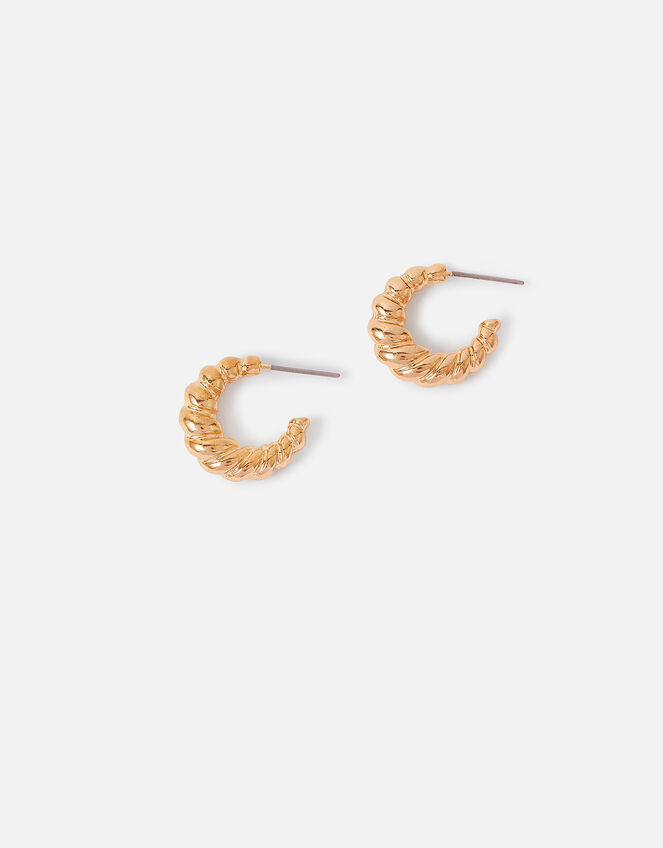 Croissant Hoop Earrings , , large