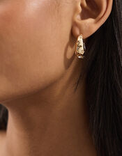 Celestial Diamanté Hoop Earrings, , large