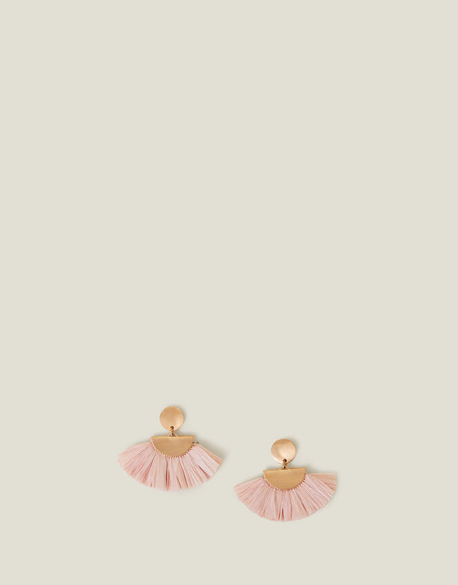 Fan Drop Earrings, , large