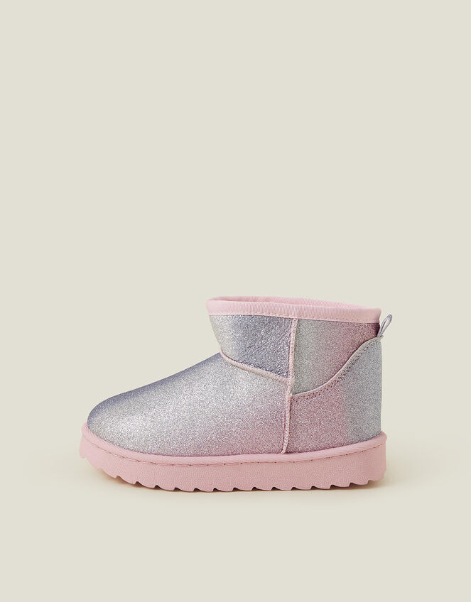 Girls Glitter Ombre Boots, Multi (BRIGHTS MULTI), large