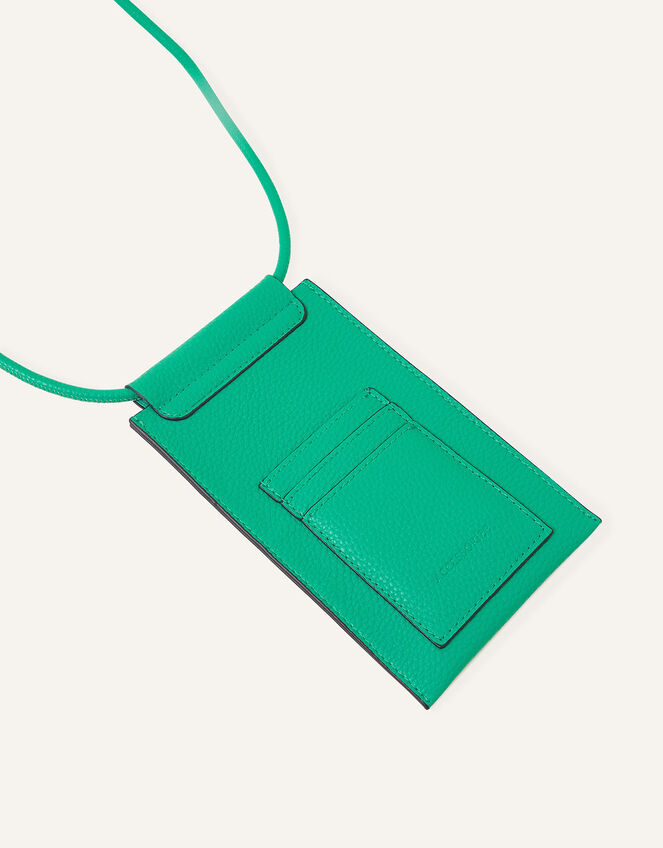 Flat Phone Bag, Green (GREEN), large