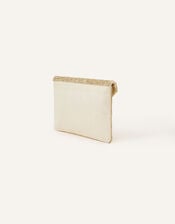 Embellished Classic Clutch Bag, Gold (GOLD), large