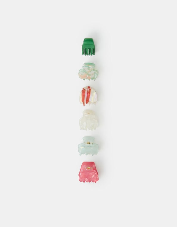6-Pack Mini Resin Claw Clips, , large