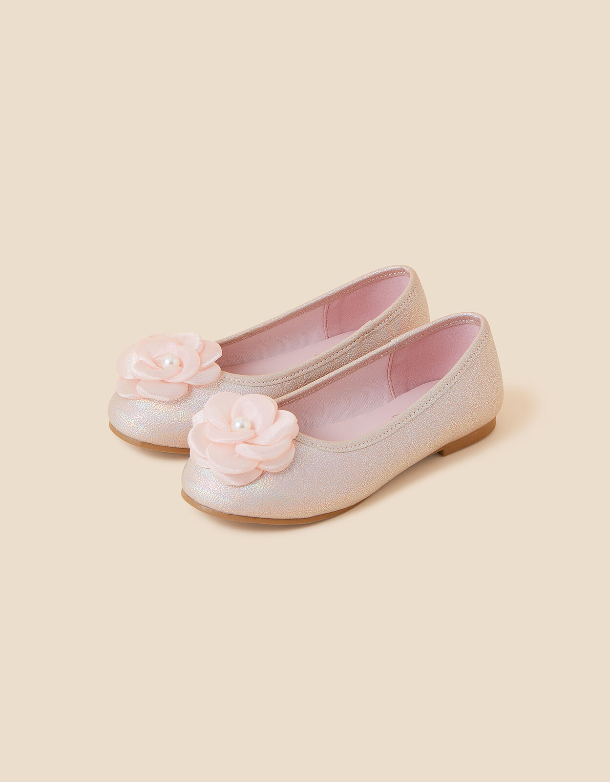 Girls pink flats sale