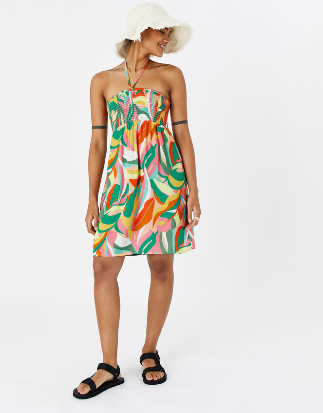Beachcomber Floral Bandeau Dress, Multi (BRIGHTS-MULTI), large