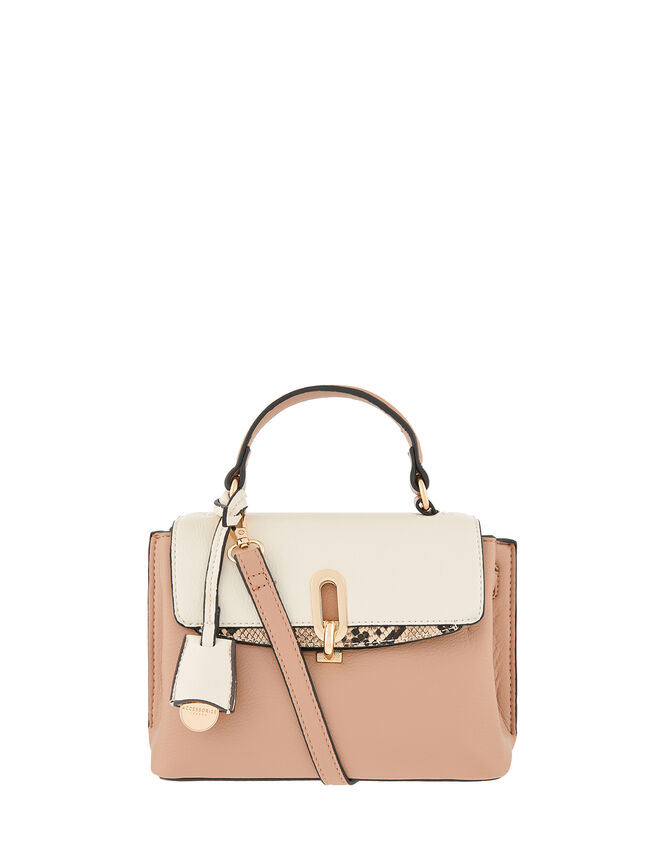 Colour-Block and Snake Bag, , large