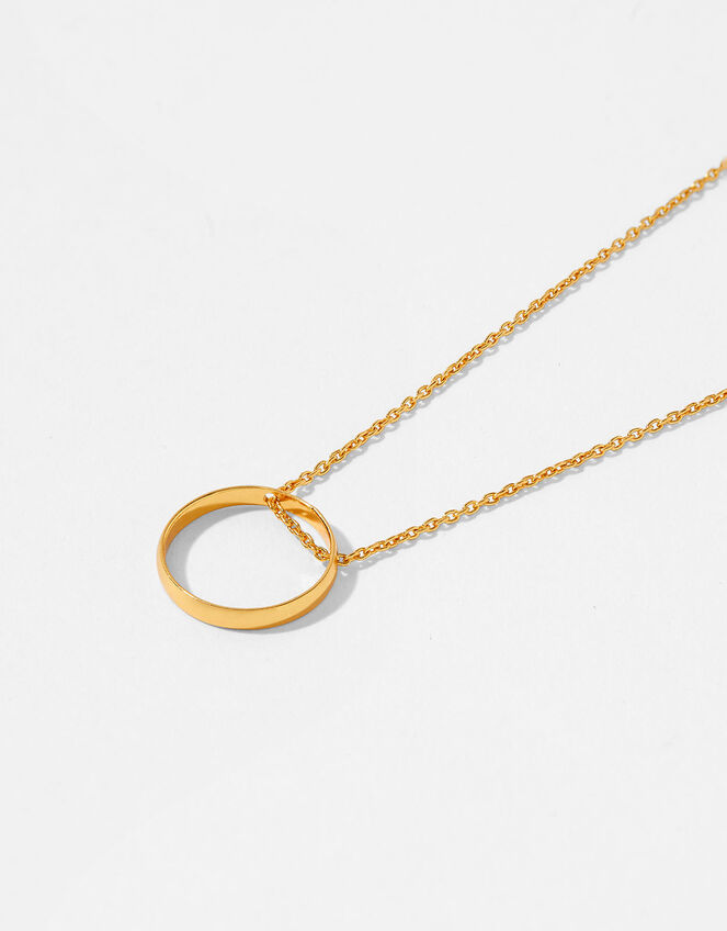 Gold-Plated Circle of Life Necklace, , large