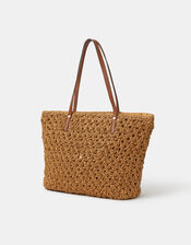 Raffia Tote Bag, , large