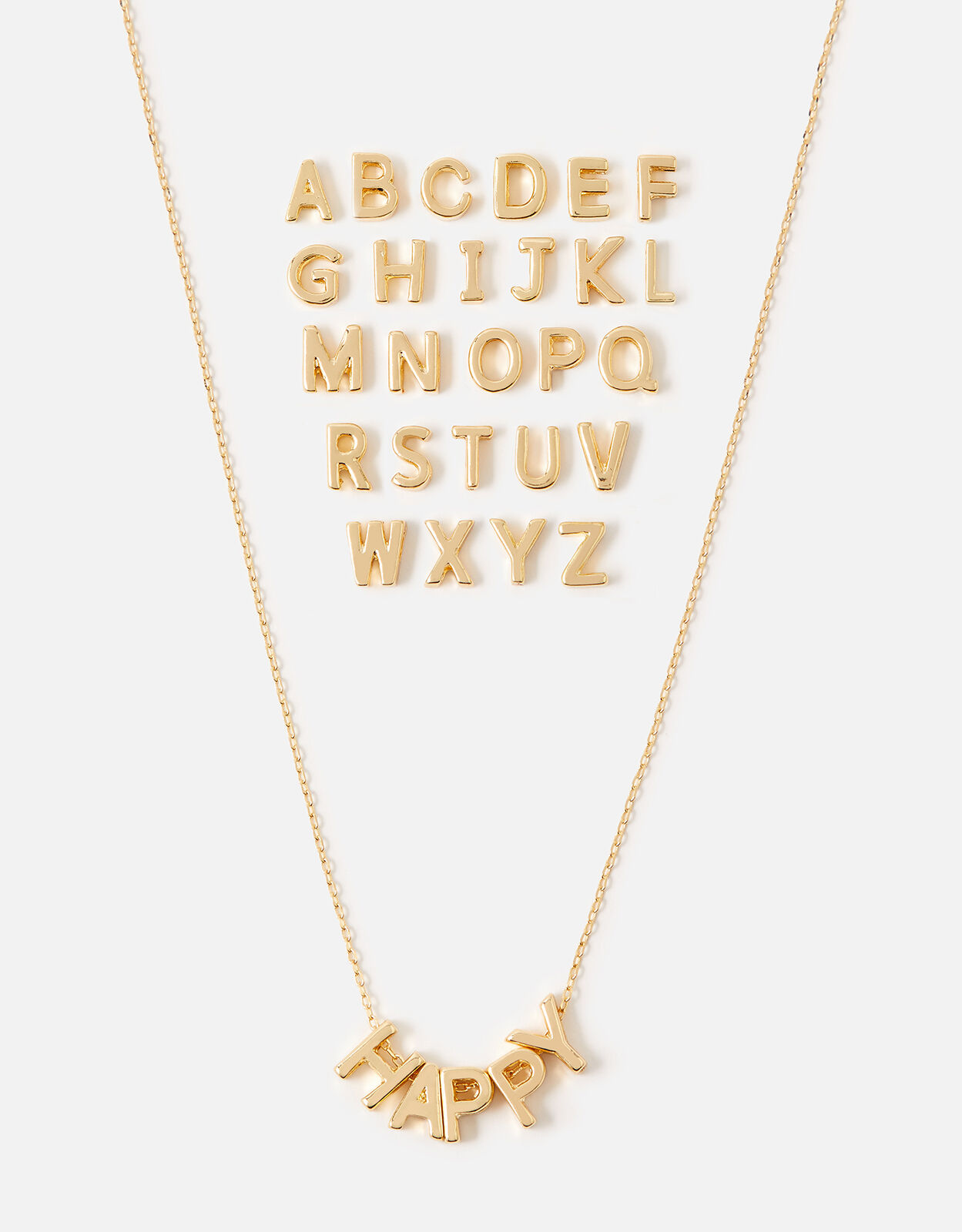 Accessorize on sale letter necklace