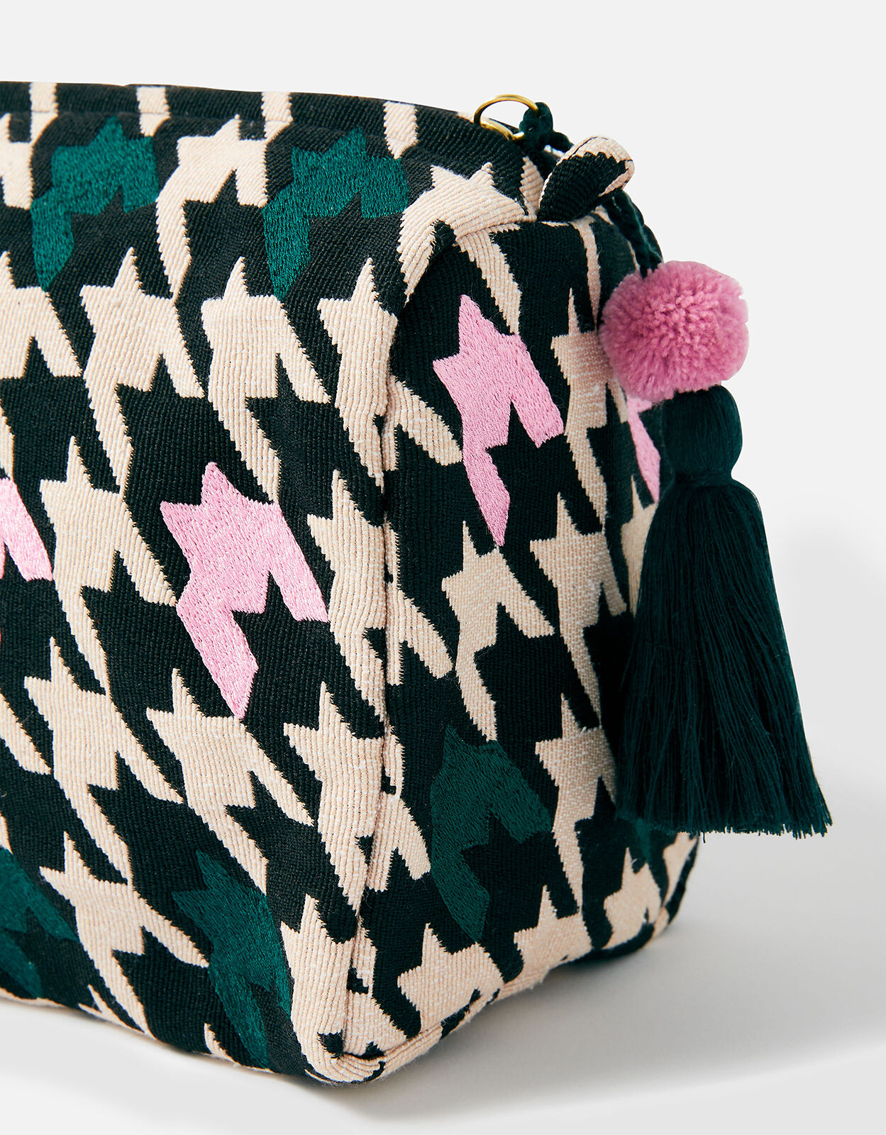 Houndstooth Wash Bag