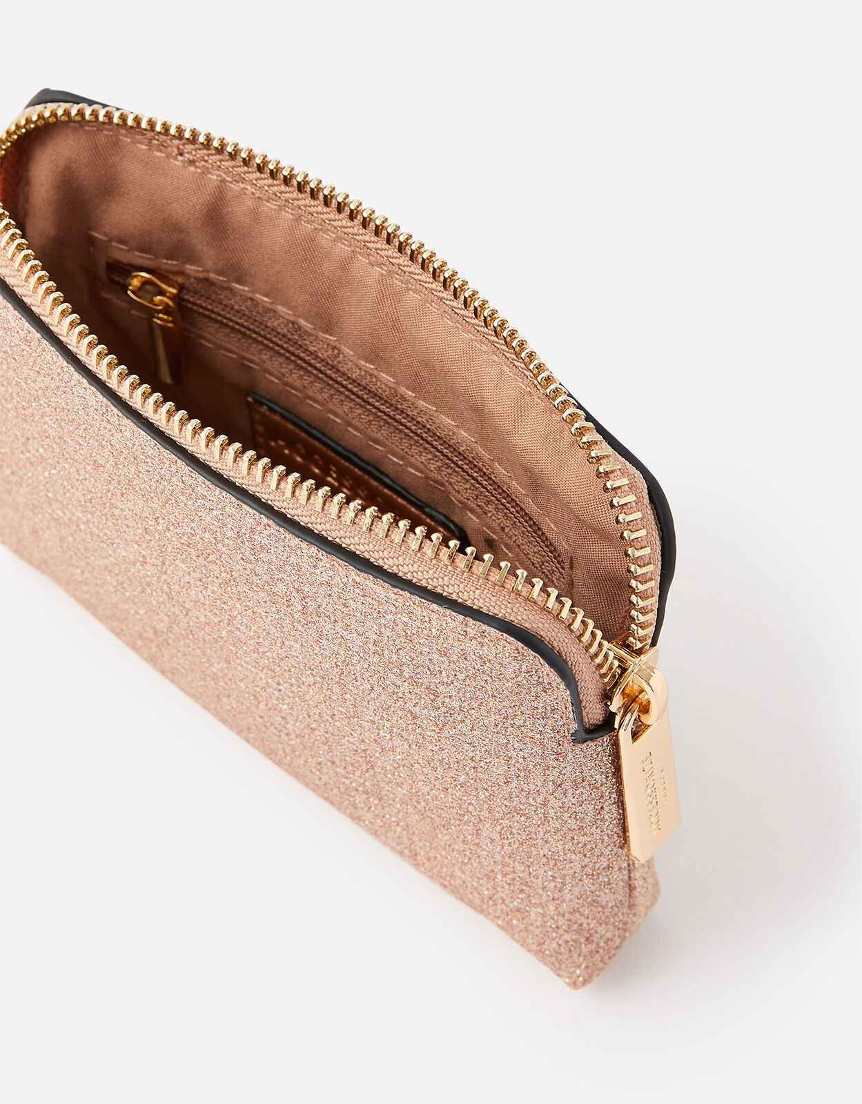 Glitter top coin purse