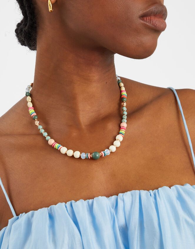 Mix Bead Necklace, , large