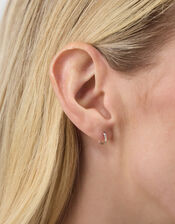 Sterling Silver Single Mini Hoop, , large