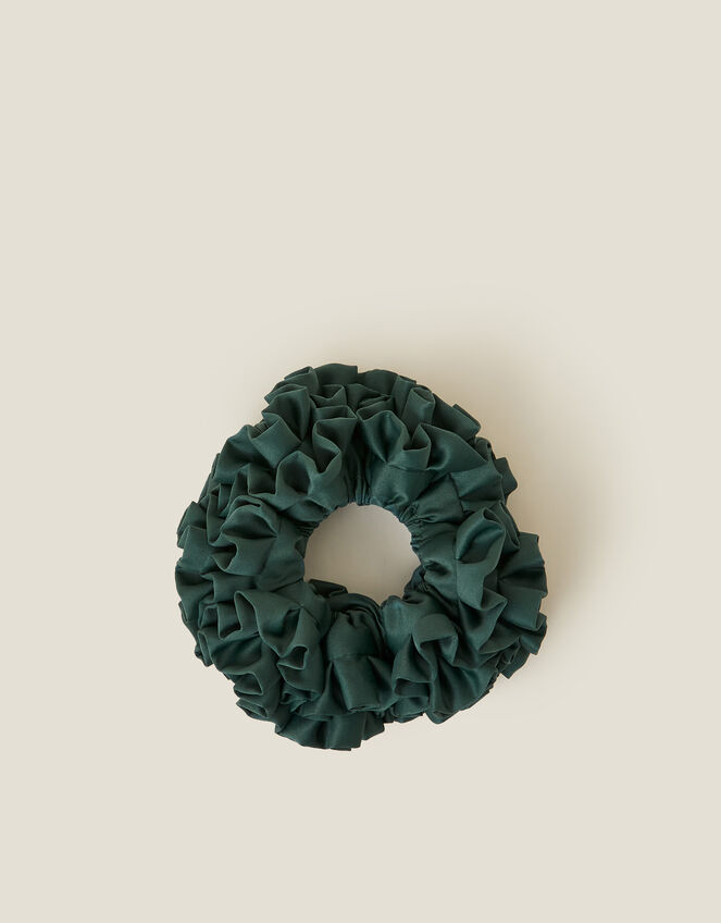 Oversized Ruffle Hair Scrunchie, , large
