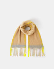 Super Soft Contrast Scarf, , large