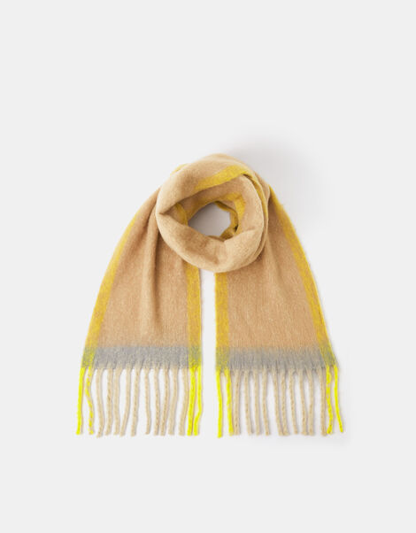 Super Soft Contrast Scarf, , large