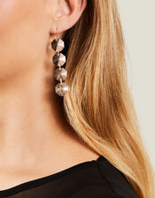 Statement Cut Crystal Earrings, , large