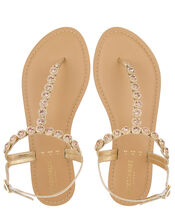 Rebecca Crystal Strap Sandals, Pink (PINK), large