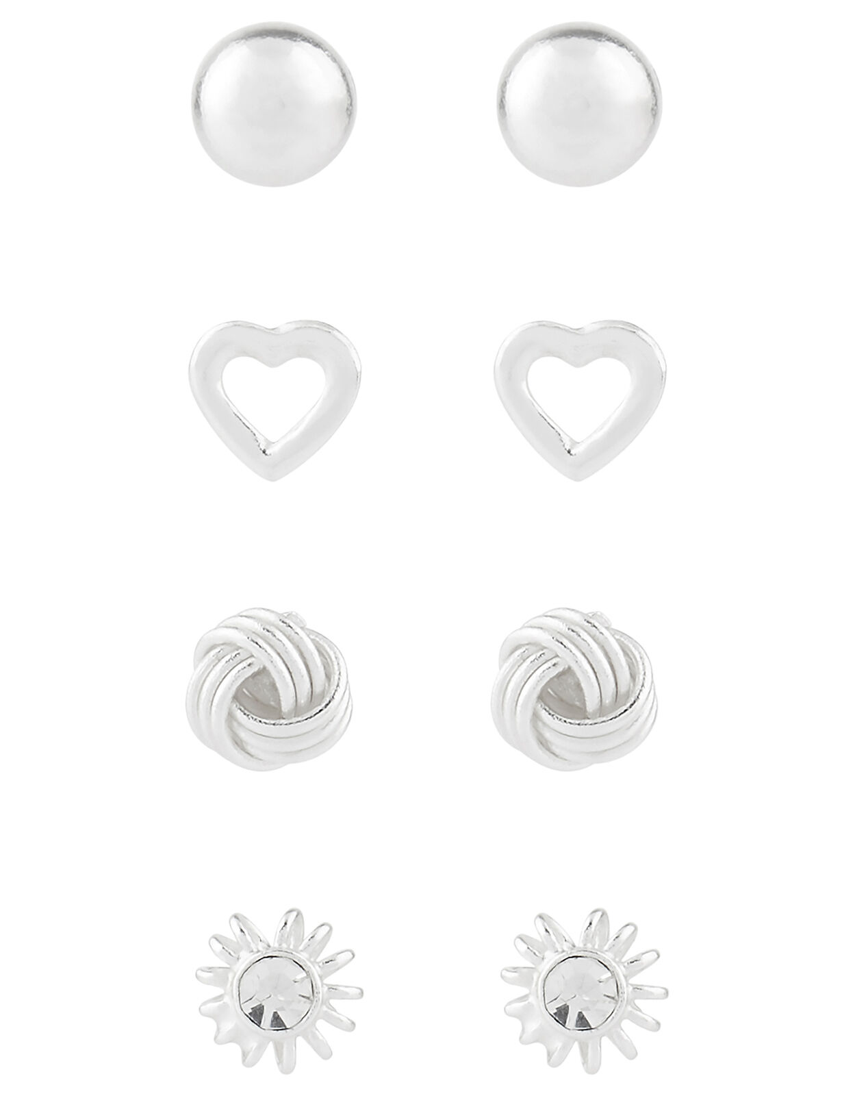 Sterling silver multipack earrings on sale
