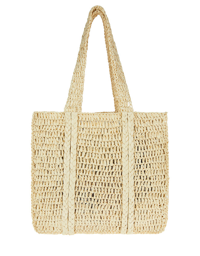 Slouchy Weave Shopper Bag, , large