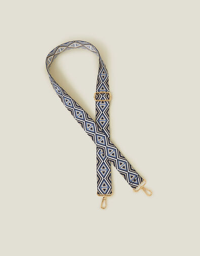 Geometric Webbing Bag Strap, , large