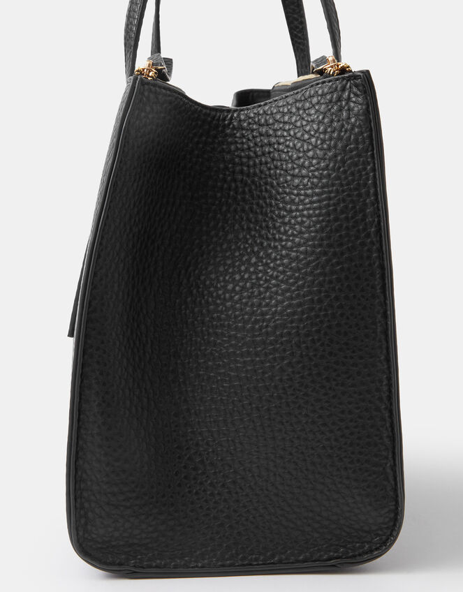 Double Zip Laptop Shoulder Bag, , large