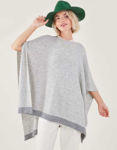 Oversized Poncho, , large