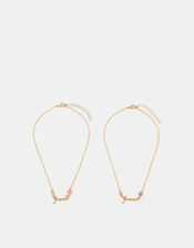 2-Pack Girls Friendship Necklaces, , large