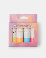  4-Pack Girls Mini Cat Highlighters, , large