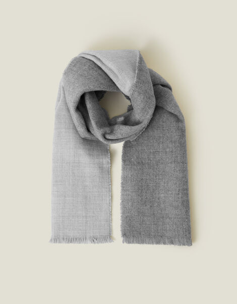 Two Tone Blanket Scarf, , large