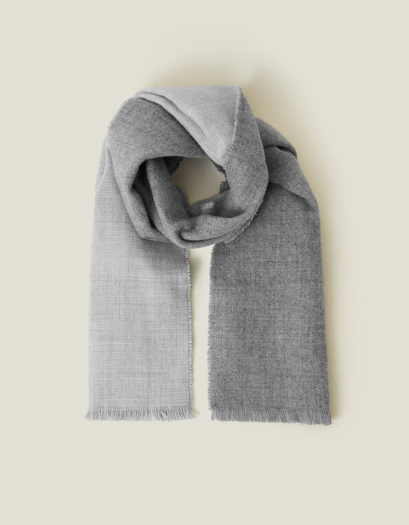 Two Tone Blanket Scarf, , large