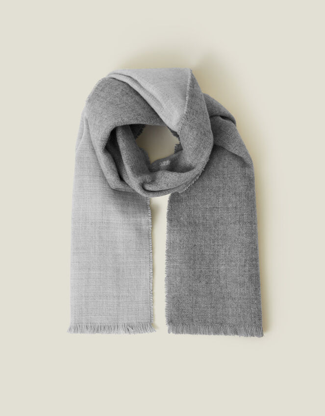 Two Tone Blanket Scarf, , large