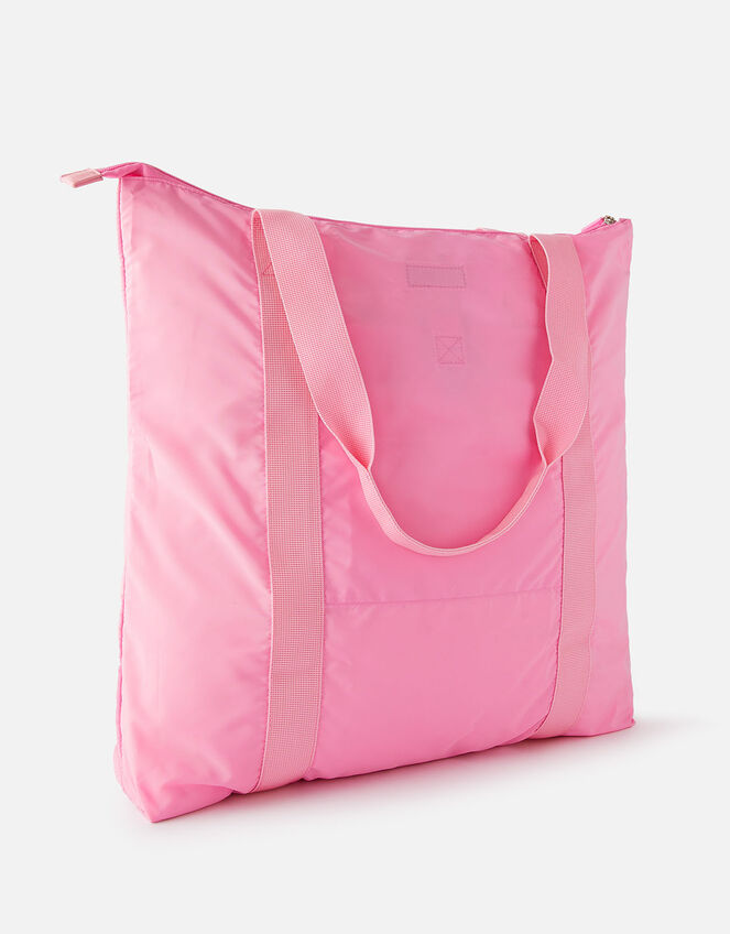 Packable Shopper Bag, Pink (PINK), large