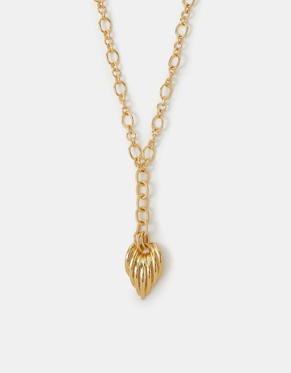 Ridge Pendant Lariat Necklace, , large