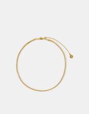 14ct Gold-Plated Tennis Choker Necklace, , large