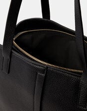 Webbing Strap Shoulder Bag , Black (BLACK), large