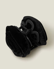 Velvet Corsage Claw Clip, , large