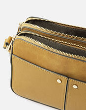 Charlotte Cross-Body Bag, Yellow (OCHRE), large