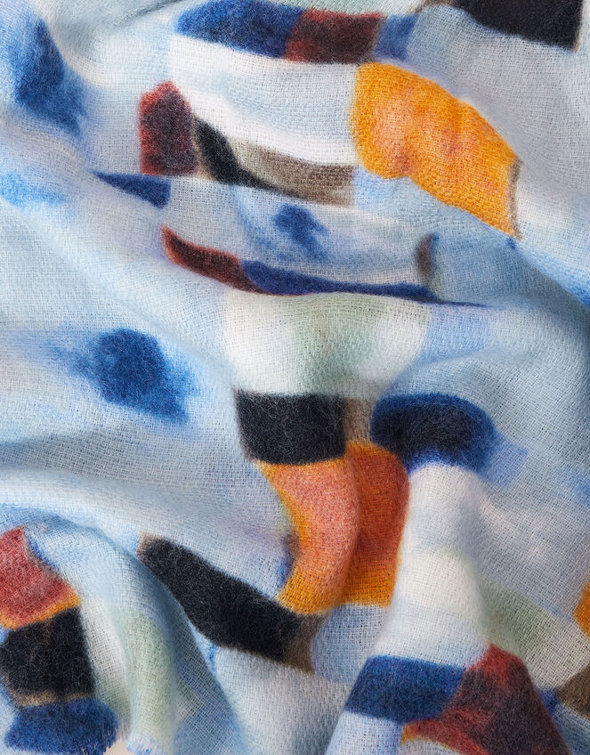 Murano Glass Print Blanket Scarf, , large