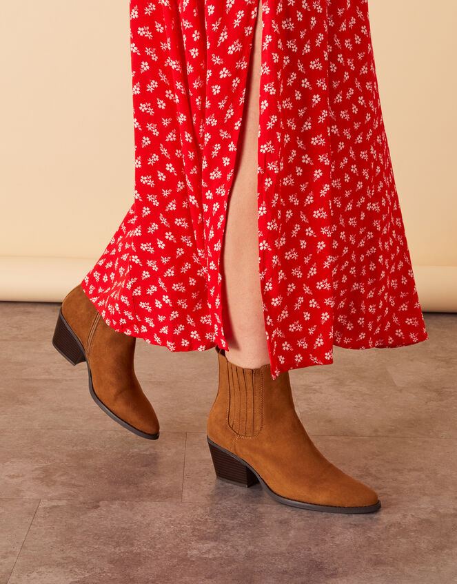 Western Boots, Tan (TAN), large
