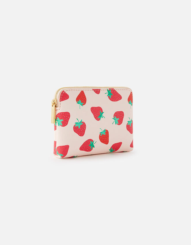 Strawberry Print Coin Purse , , large