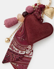 Heart Scarf Bag Charm, , large