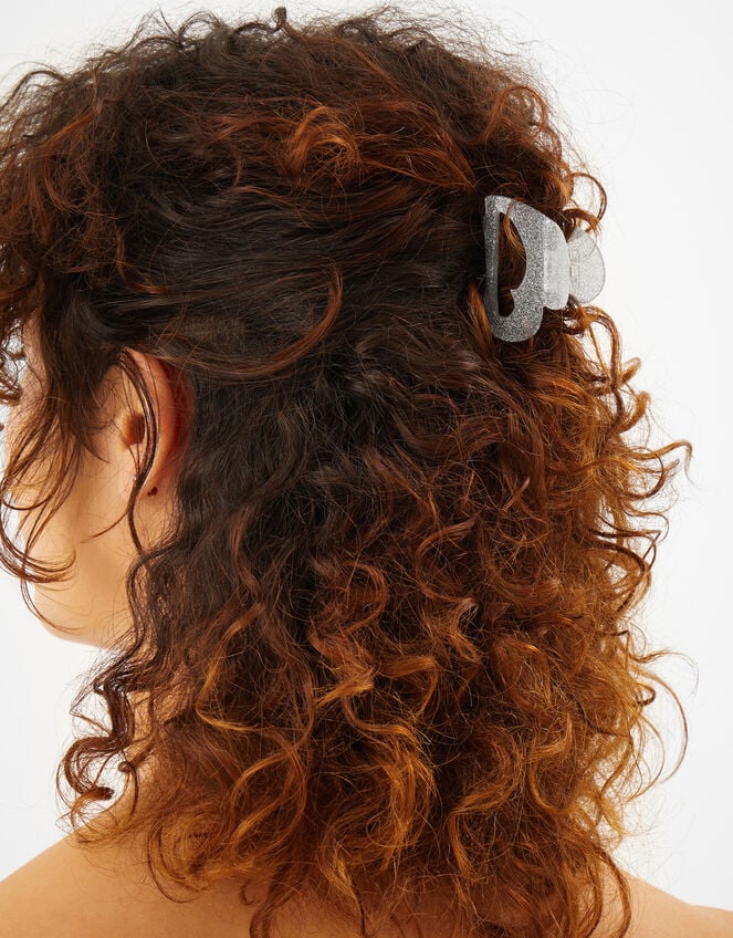 3-Pack Heart & Rhinestone Claw Clips, , large